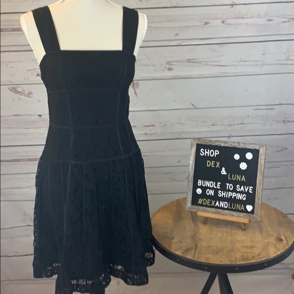 Ann Taylor Black Lace Dress